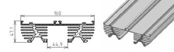 HY 25511 - chladič 1000mm (LED)